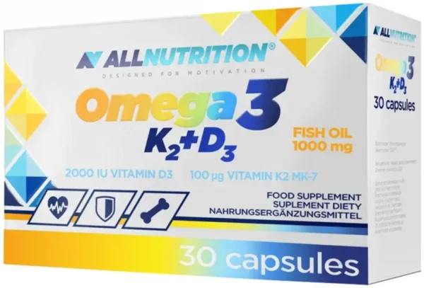 Allnutrition Omega 3 K2+D3 30 kapsúl