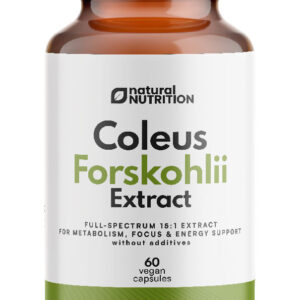 Natural nutrition coleus forskohlii extrakt 60 kapsúl